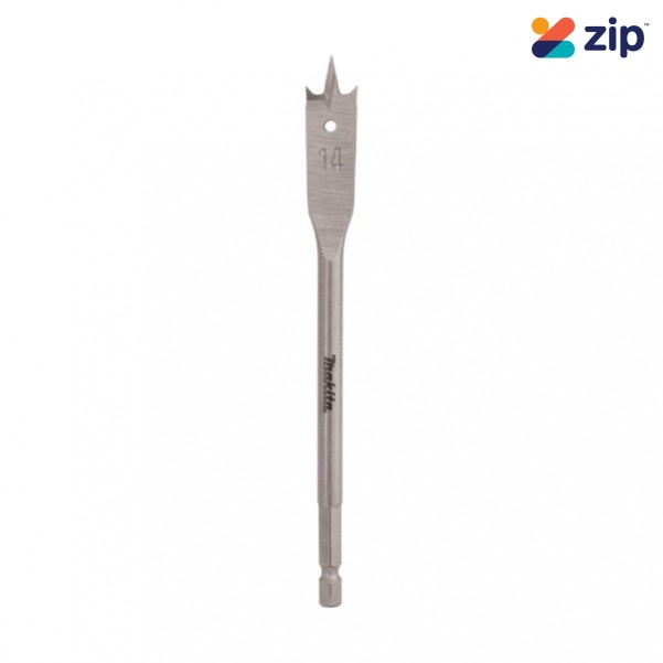 Makita E-17217 - 14 x 150mm 1/4"Hex Flat Wood Spade Bit Spade Bits
